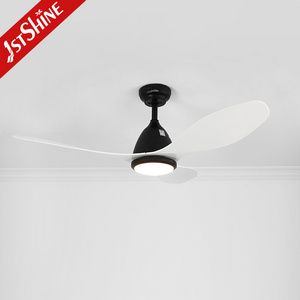 1stshine led ceiling fan 3 ABS blades energy saving large airflow led ceiling fan with light