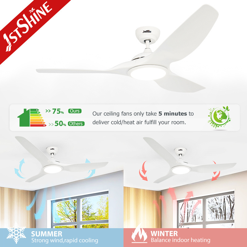 1stshine ceiling fan DCF-FS52920 52 inch dc motor 3 ABS blades high speed led ceiling fan with remote control