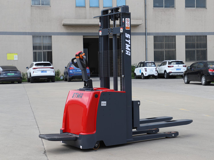 STMA hot sale 1.5 ton electric pallet stacker with 3.5m 4m 4.5m lifting height