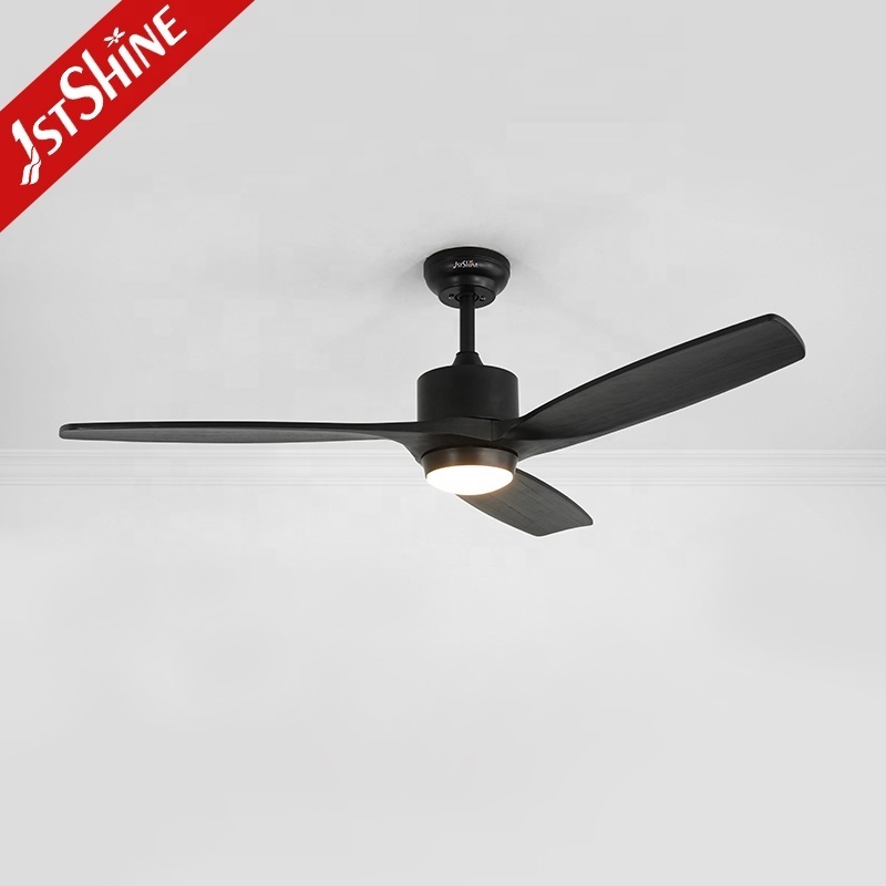 1stshine led ceiling fan 52 inches solid wood material dc pure copper remote ceiling fan light