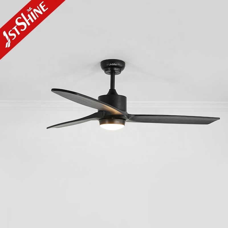 1stshine led ceiling fan 52 inches solid wood material dc pure copper remote ceiling fan light