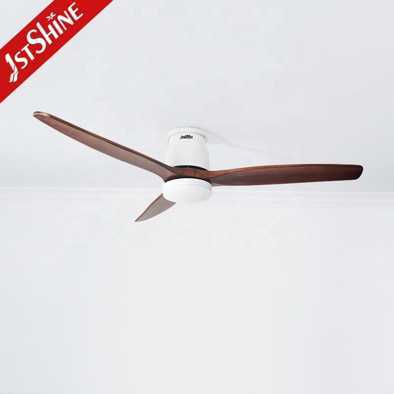 1stshine led ceiling fan flush mounted dc motor space saving smart ceiling fan with led light