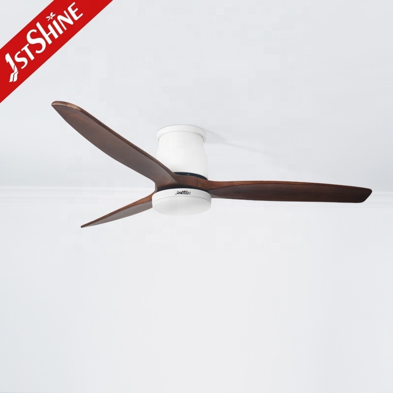 1stshine led ceiling fan flush mounted dc motor space saving smart ceiling fan with led light