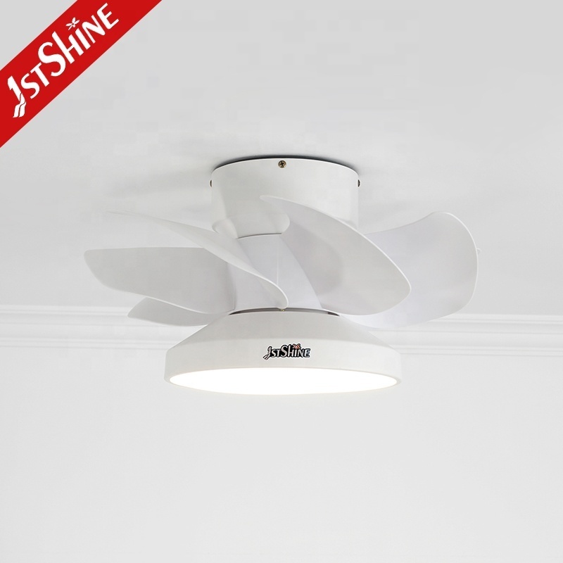 1stshine ceiling fan OEM small 7 abs blades 20 inches white led light ceiling fan