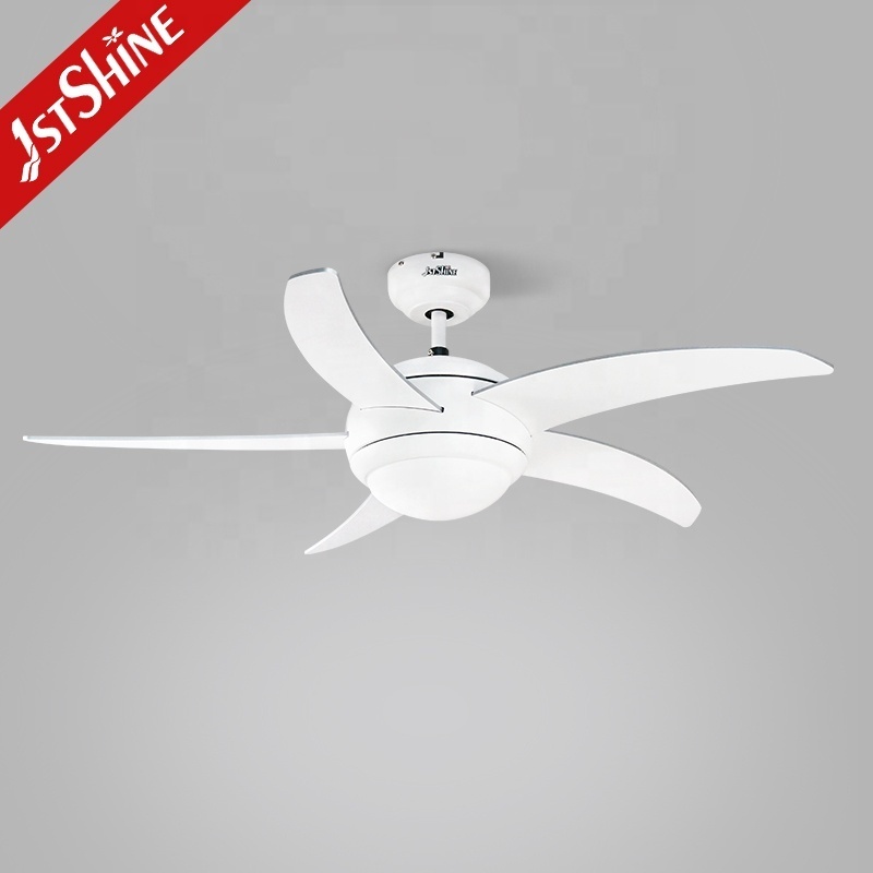 1stshine ceiling fan antique style white 44 inch low ceiling fan with LED lights