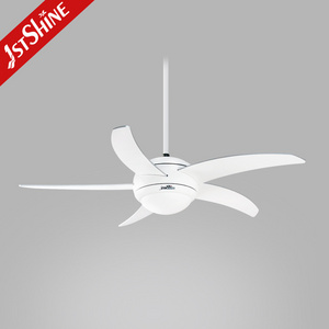 1stshine ceiling fan antique style white 44 inch low ceiling fan with LED lights