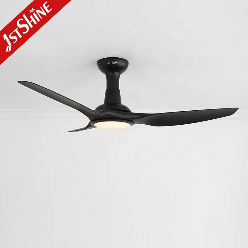 1stshine LED ceiling fan modern easy clean acrylic ventilateur plafonnier outdoor ceiling fan with light