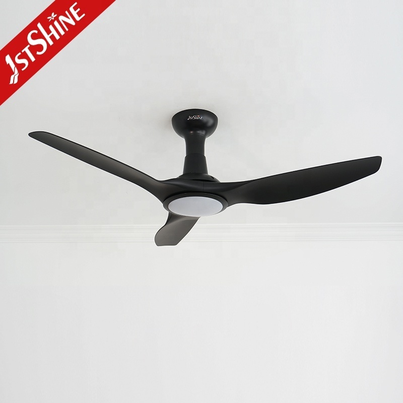 1stshine LED ceiling fan modern easy clean acrylic ventilateur plafonnier outdoor ceiling fan with light