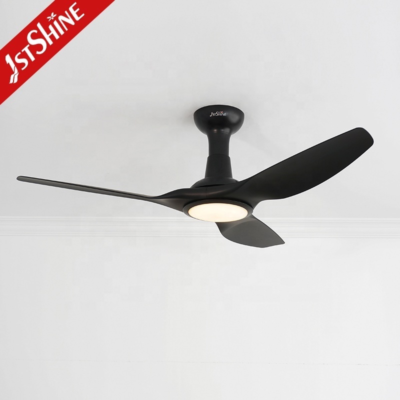 1stshine LED ceiling fan modern easy clean acrylic ventilateur plafonnier outdoor ceiling fan with light