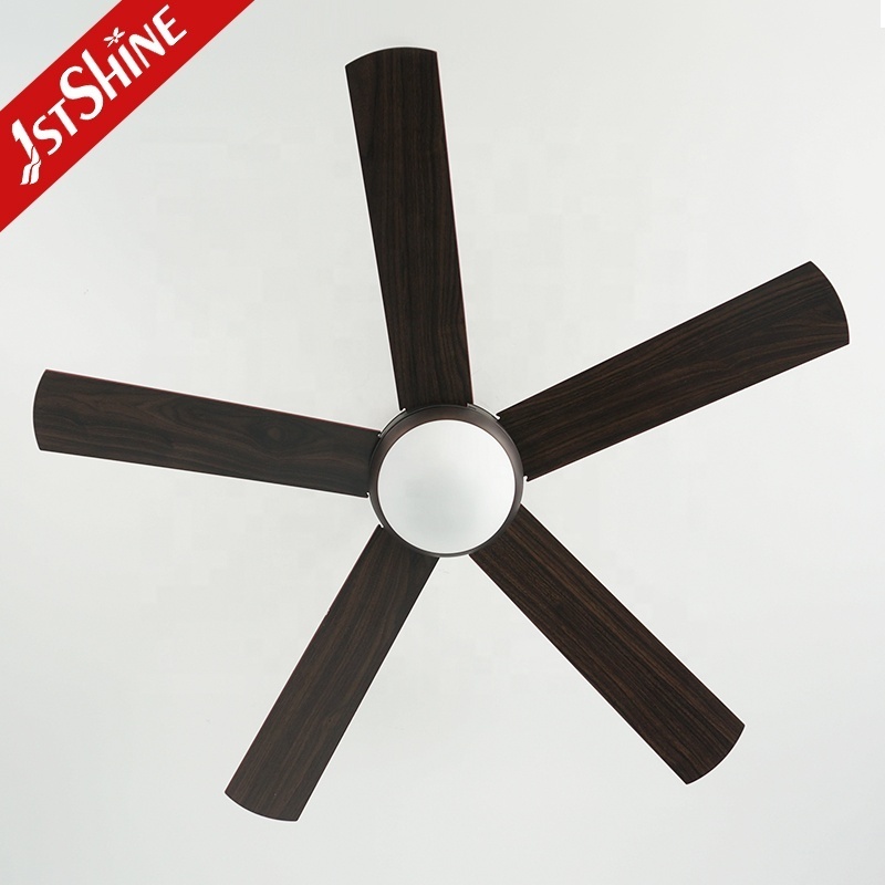 1stshine LED ceiling fan adjustable speed AC motor ceiling fan with light and remote control