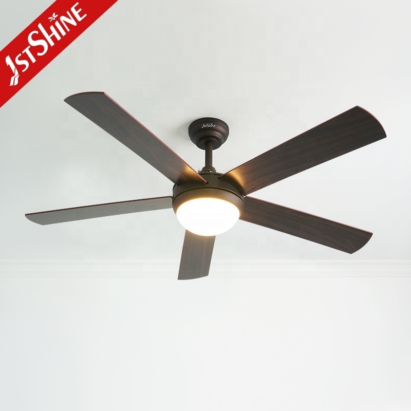 1stshine LED ceiling fan adjustable speed AC motor ceiling fan with light and remote control