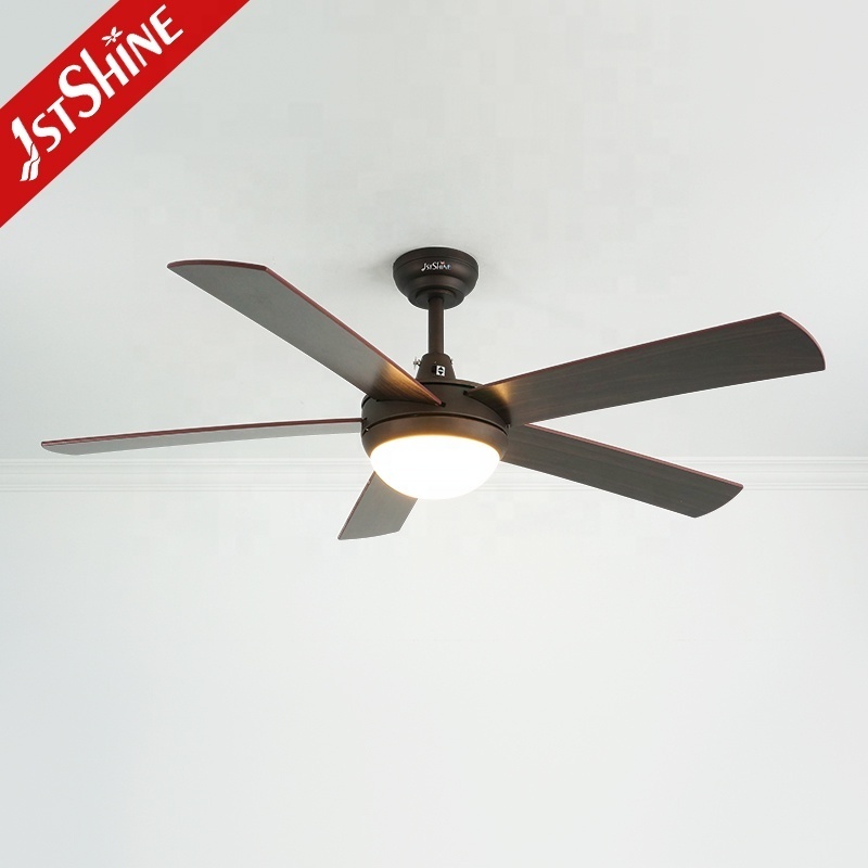 1stshine LED ceiling fan adjustable speed AC motor ceiling fan with light and remote control