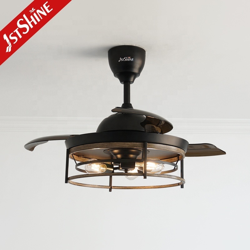 1stshine ceiling fan light OEM bulb American style remote control invisible ceiling fan