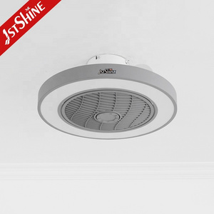 1stshine ceiling mounted fan bedroom hidden blades smart ceiling fan with remote