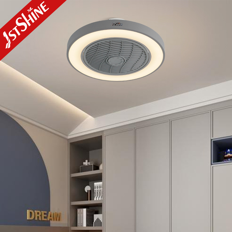 1stshine ceiling mounted fan bedroom hidden blades smart ceiling fan with remote