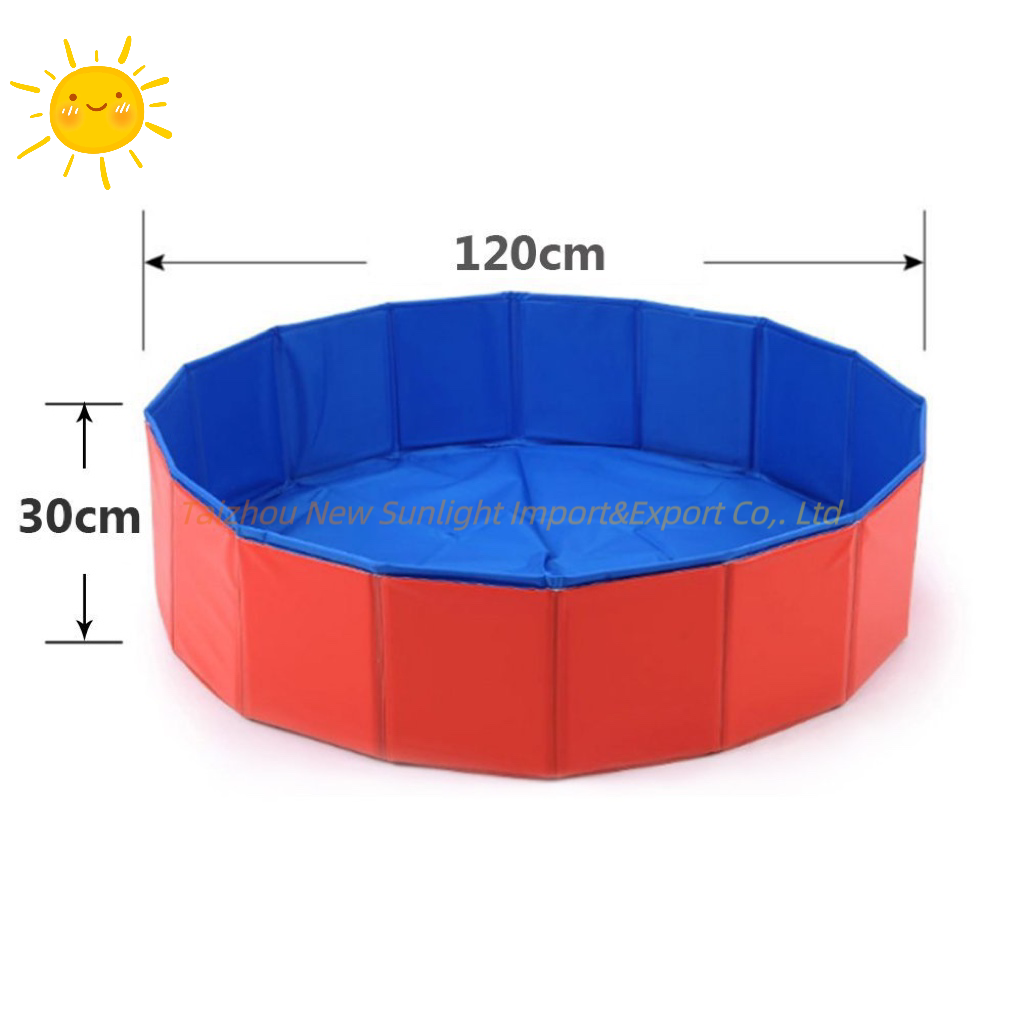 30*10cm Foldable PVC pet ice bath tub cold plunge dog bath inflatable Dog swimming pool