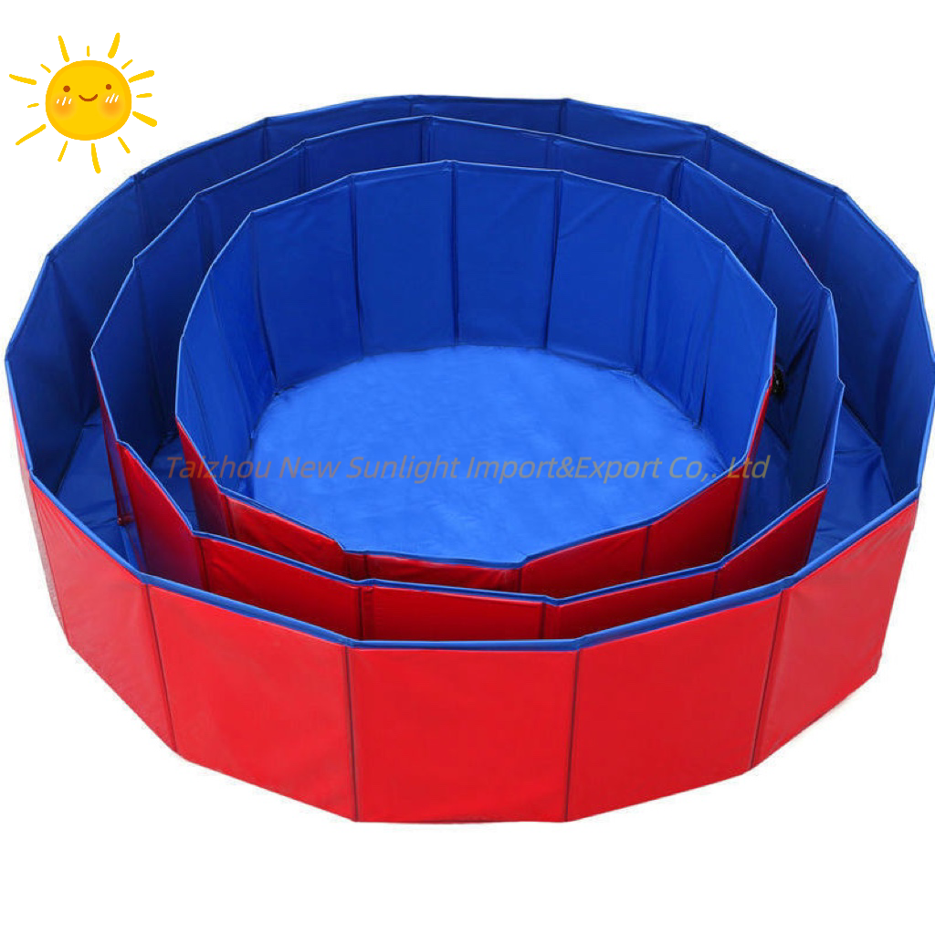 30*10cm Foldable PVC pet ice bath tub cold plunge dog bath inflatable Dog swimming pool