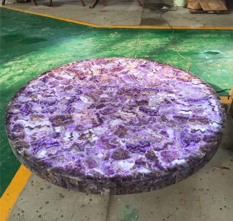 Natural Purple Quartz Amethyst Countertop For Kitchen/Bathroom/Bar