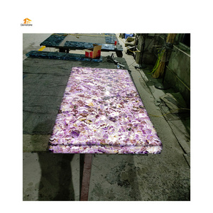 Natural Purple Quartz Amethyst Countertop For Kitchen/Bathroom/Bar