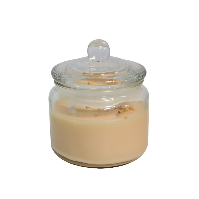 Fragrance of vanilla,Large Jar Single Wick Candle, ,multiple scent customization