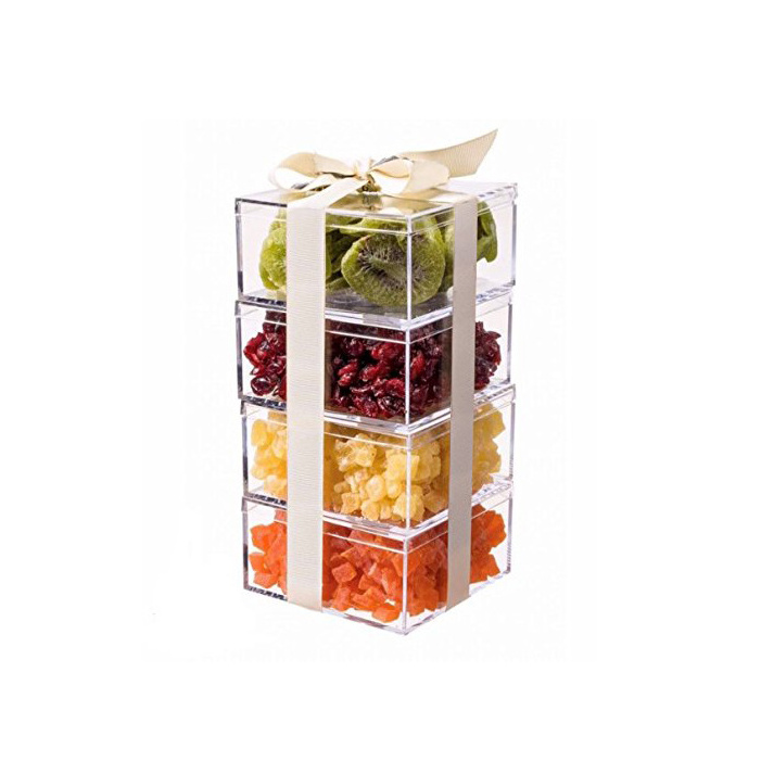 Stackable Cube Plastic Boxes Storage Bins 55x55x55mm Model Injection Candy Container