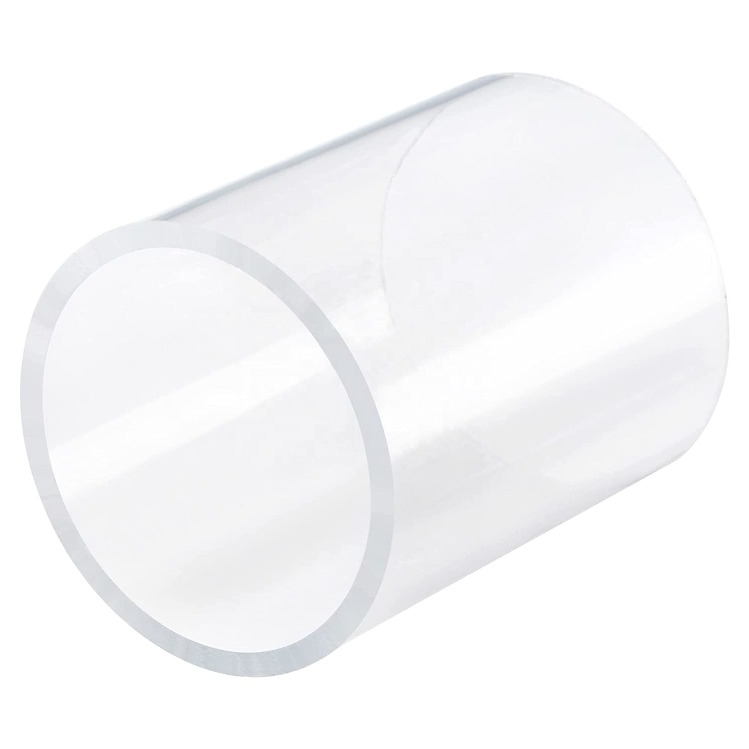 12CM Clear Polycarbonate Tube Large Size Clear or Transparent Acrylic Round Pipe Manufacturer For Store Candy LEGO Shelves