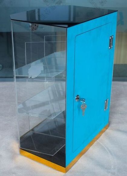 Acrylic Cigar Cigarette Humidor Jar/case/Box with Humidifier and Hygrometer Lucite Display Cabinet