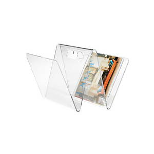 Minimalist Acrylic Display Racks Lucite Newspaper Rack Plexiglass Magazine Holder