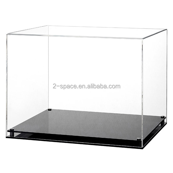 Clear Acrylic Pair of Football Boots Shoe Display Box Case With Base