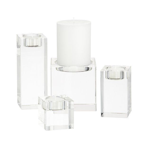 A single 10 inch silver mirrored acrylic candle riser centerpiece riser for votive candle holders