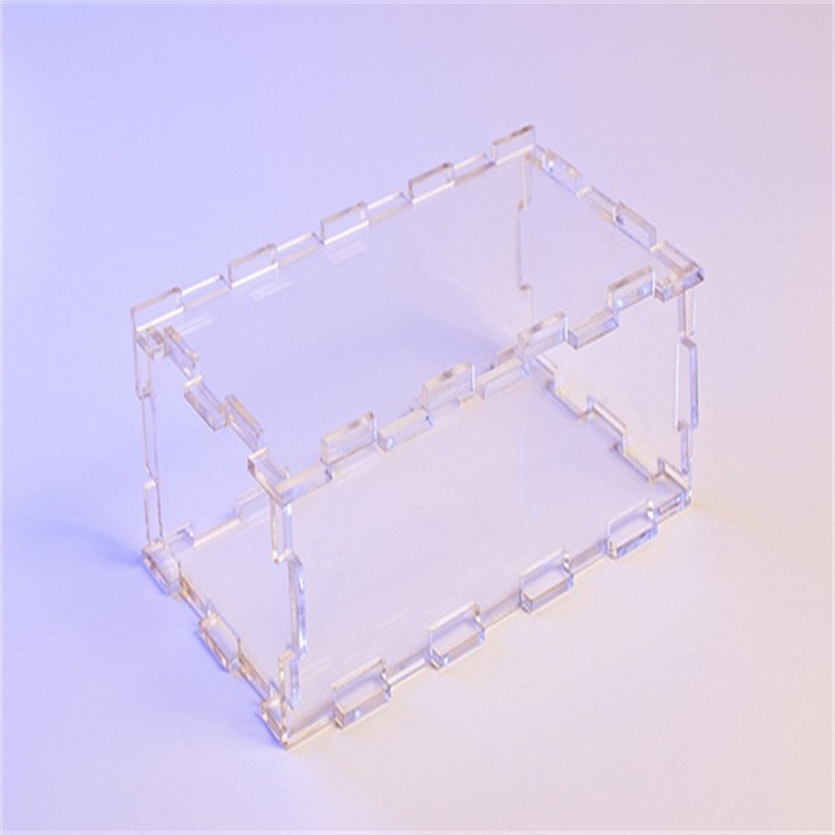 Plexiglass with Box with Finger Joints Transparent Perspex Project enclosures Laser Cut Acrylic Comb-Jointed Box