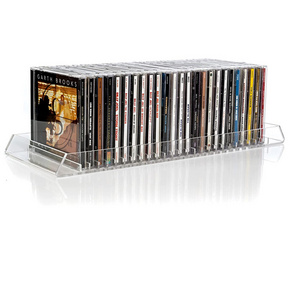 24 Slots Acrylic Video Game Cases Stand Practical CD Jewel Cases Stand Durable Lucite CD Stand