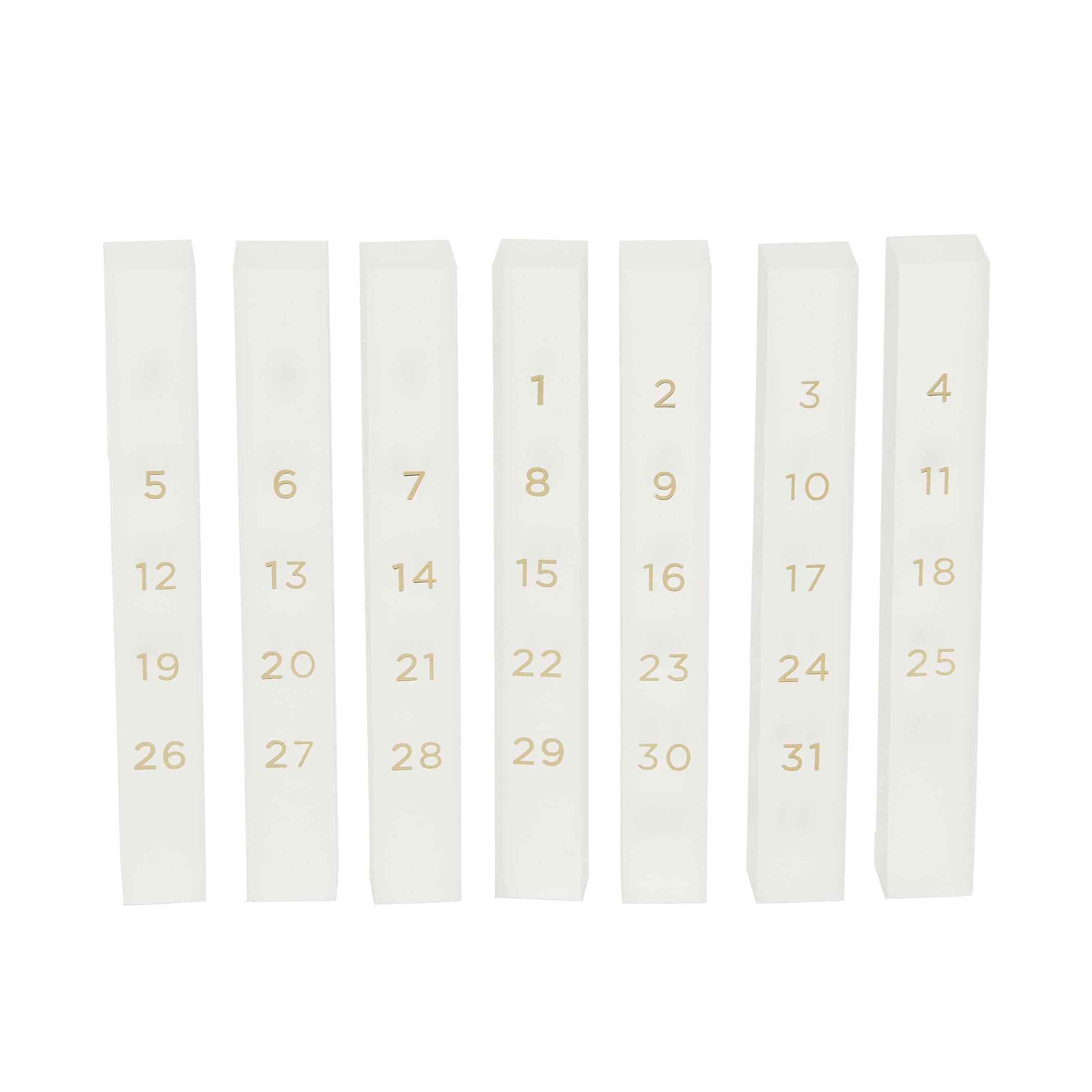 Acrylic Desktop perpetual calendar and pen holder transparent pen holder perpex pencil cup