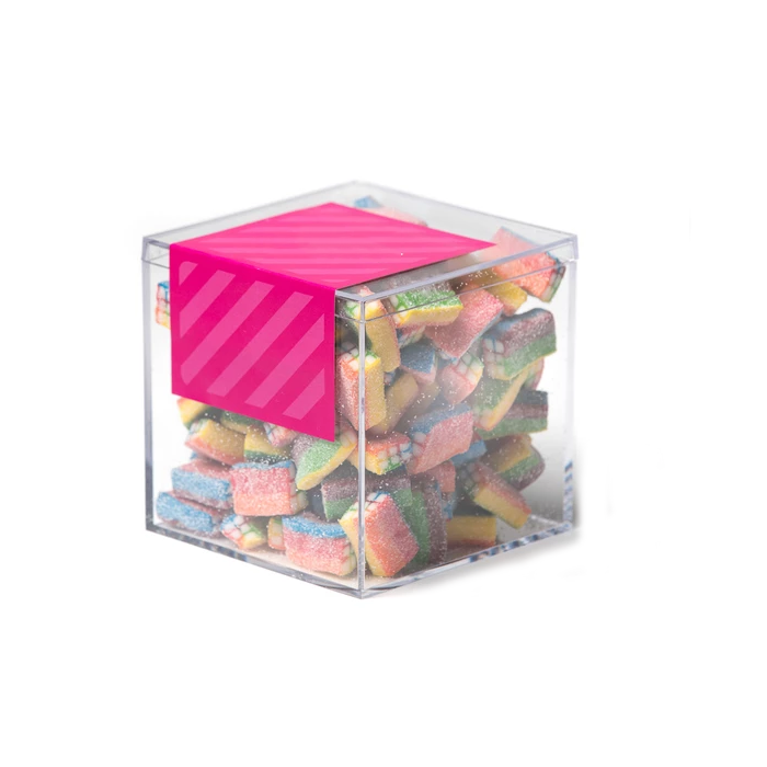 Stackable Cube Plastic Boxes Storage Bins 55x55x55mm Model Injection Candy Container