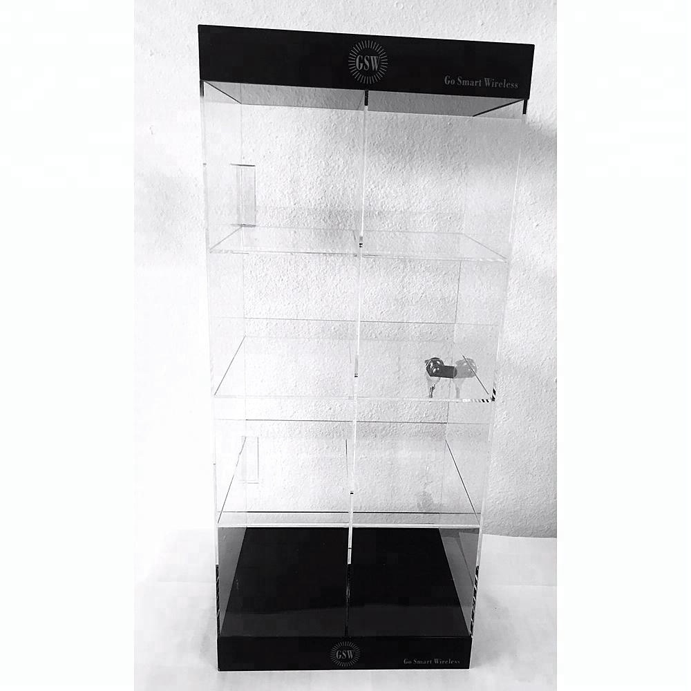 Acrylic Counter TOP Display cabinet 8 x 10 x 23