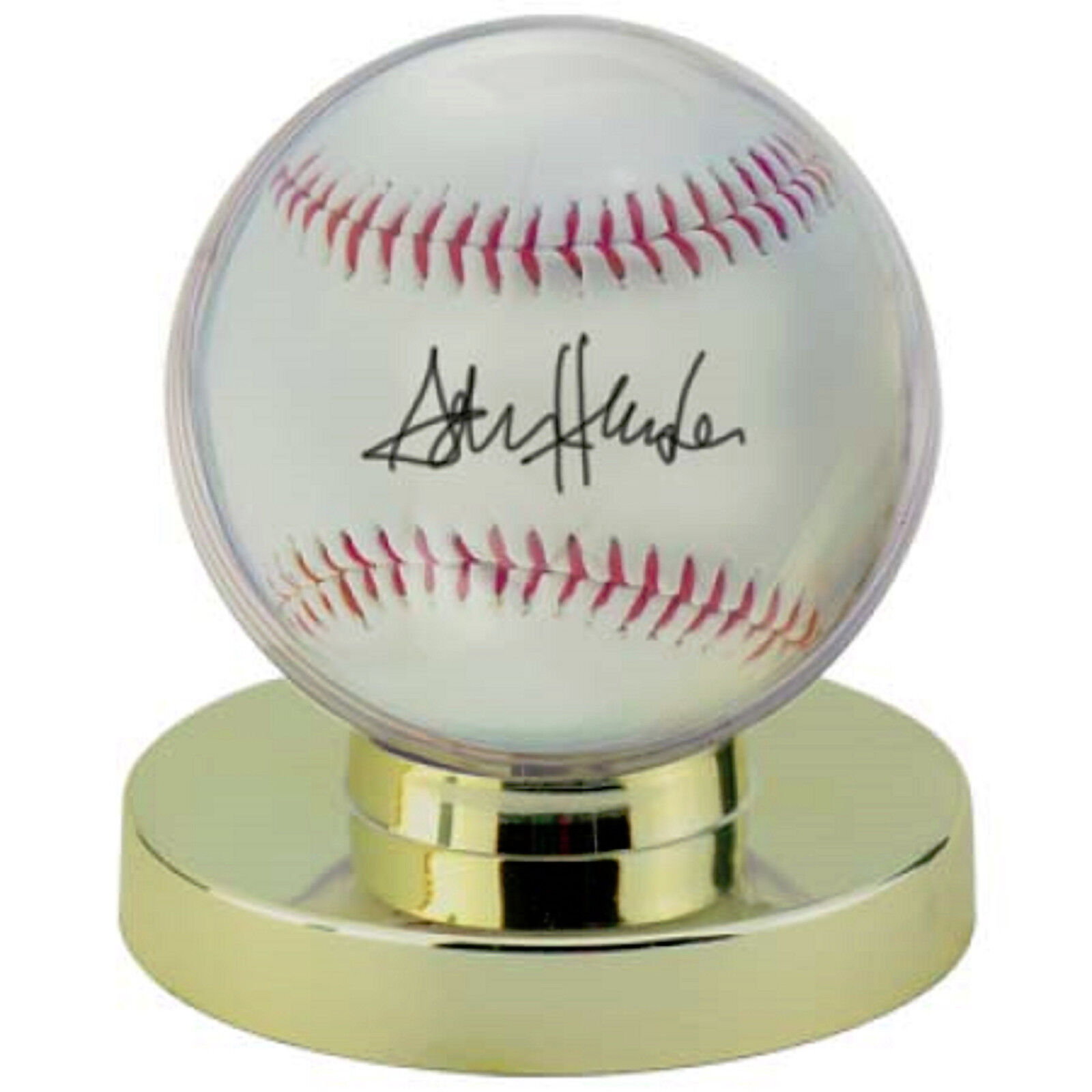 Gold Black Baseball Pedestal Trophy Baseball Case Single Acrylic Globe Official Size  Beisebol Protective Display Holder