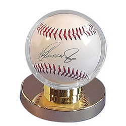 Gold Black Baseball Pedestal Trophy Baseball Case Single Acrylic Globe Official Size  Beisebol Protective Display Holder