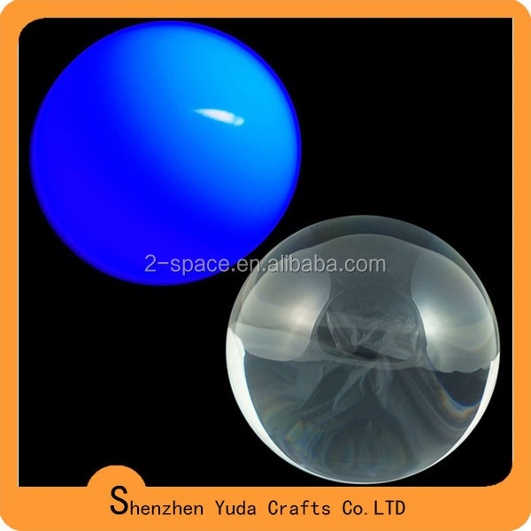 Hot Selling Lucite Sphere Ultra Round Solid UV Acrylic Ball