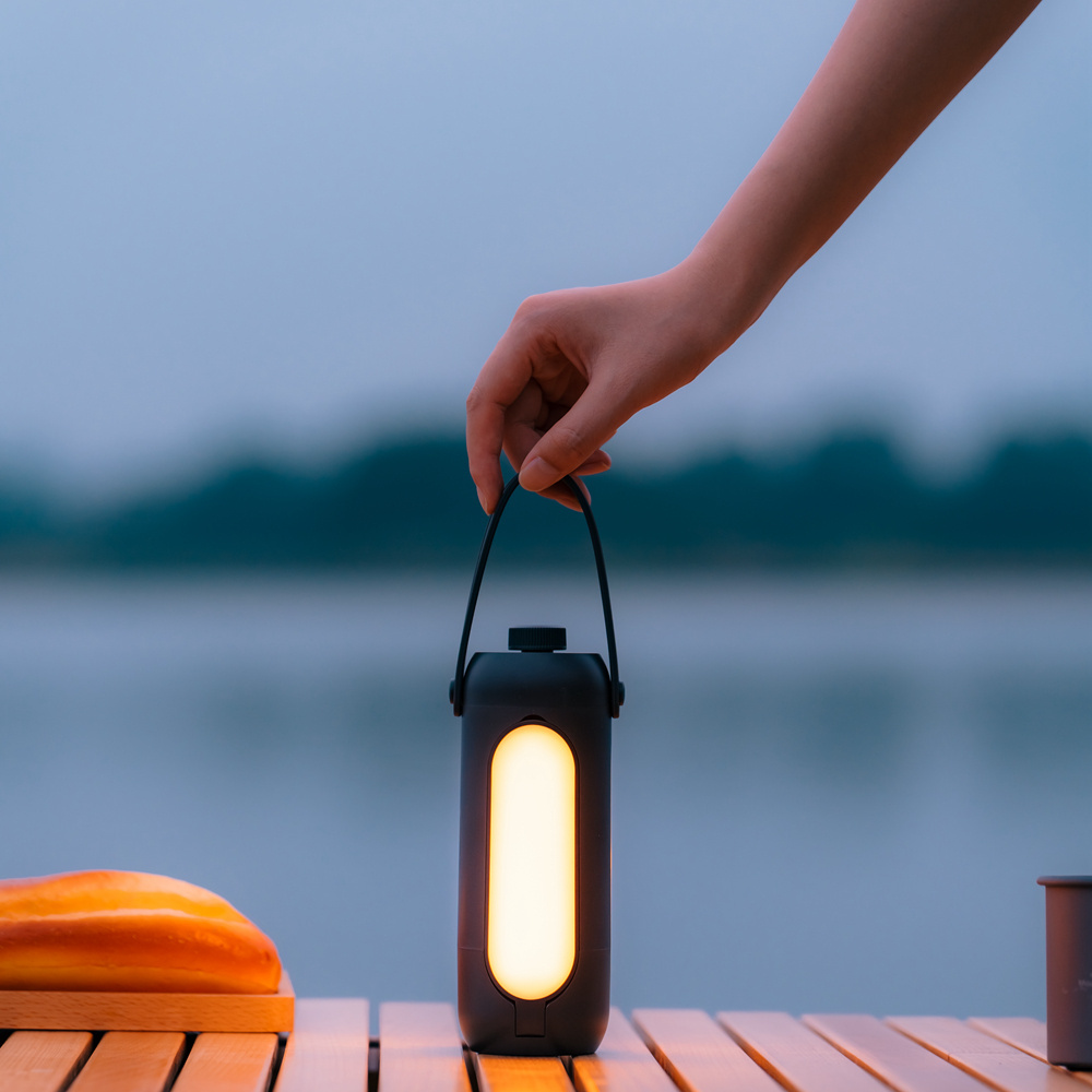 Hot Sale Rechargeable Desktop Stand Usb Charging Portable Tent Flashlight  Hand Led Lamp Outdoor Camping Light