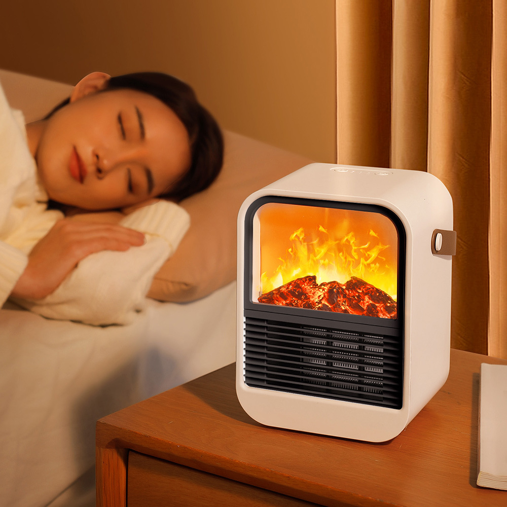 New Design Winter Warm Outage Overheating Protection Portable Electric Ptc Heater Adjustable Thermostat Mini Fan Heater