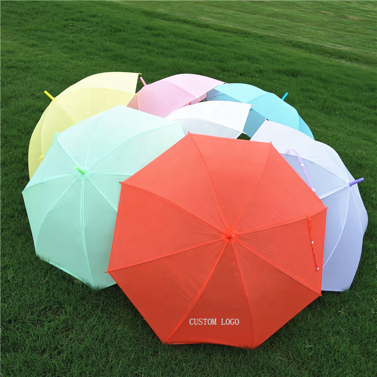 Factory Wholesale Cheap PVC Custom Clear Umbrella with Logo Printing