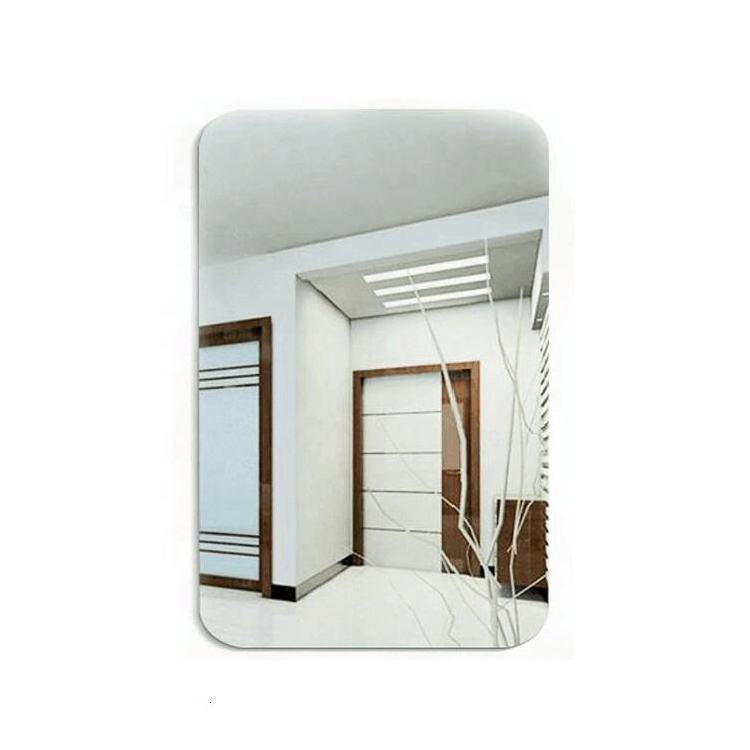 Fast Delivery Bright Rectangle Shapes Wall Decorative 3D Acrylic Mirror Sticker With Self Adhesive