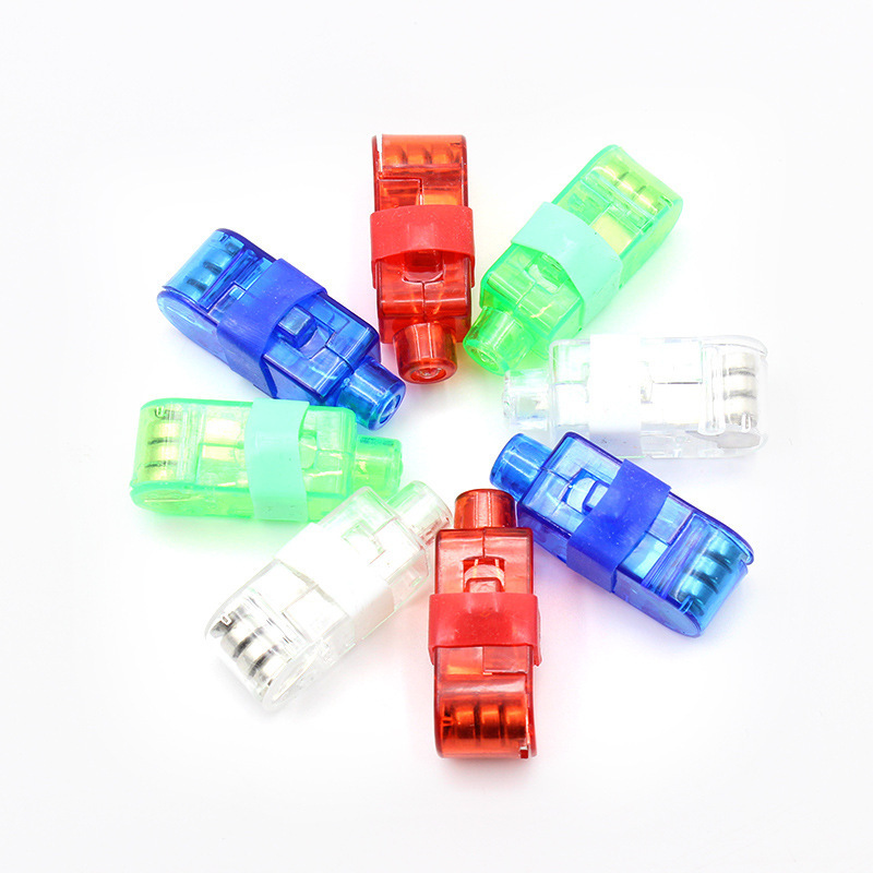 Waterproof ABS Silicone Finger LED Light Mini Finger Flashing Ring Lights Party Favors Toys for Kids Birthday Festival