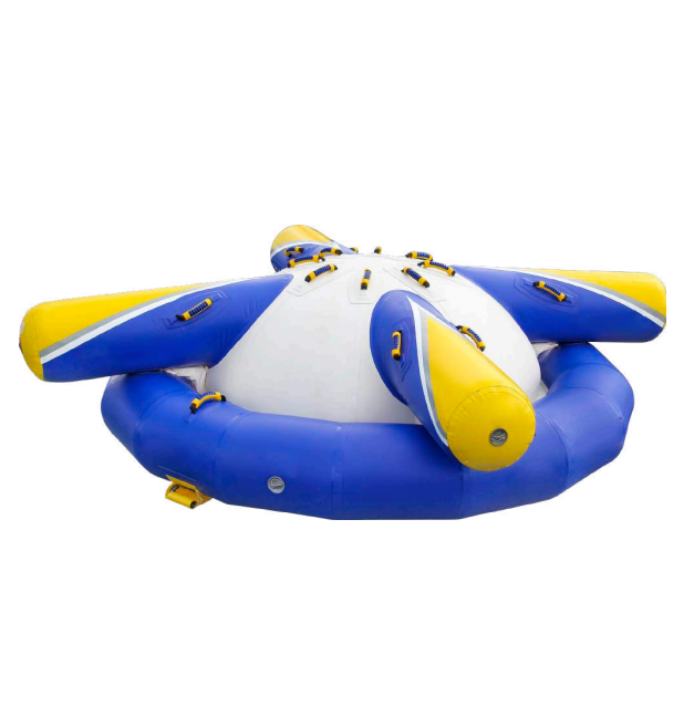 Hot Sale Customized Aqua Park Games Spinning Inflatable Disco Boat Inflatable Disco Towable Inflatable Sport Ski Towable Tube