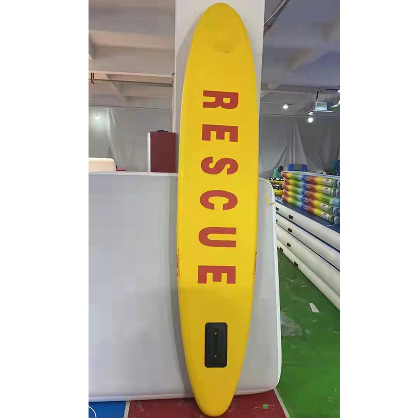 320*56*10cm Inflatable Water Lifeguard Rescue Surfboard Double Layer High Quality Drop Stitch Soft Long Rescue Board