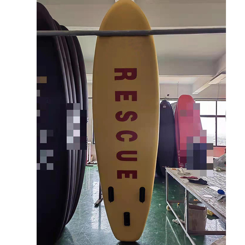 320*56*10cm Inflatable Water Lifeguard Rescue Surfboard Double Layer High Quality Drop Stitch Soft Long Rescue Board