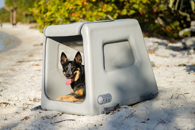 Outdoor Collapsible Dog Kennel Travel Dog Kennel Inflatable Dog Kennel For Outdoor And Travel Crate With Roof