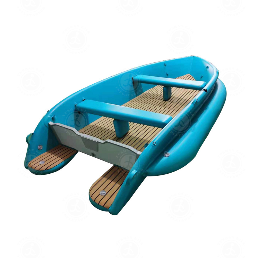 Pvc Portable Ocean 4.2m Heavy Duty Inflatable Boat Inflatable Dinghy Raft Inflatable Fishing Boat With Bag