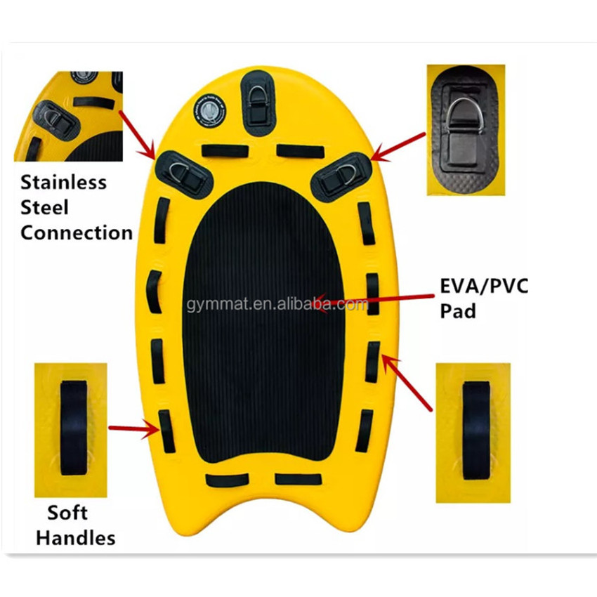 2024 New Top Quality Colorful Jetski Board Inflatable Jet Ski Sled Surf Rescue Sled For Sale