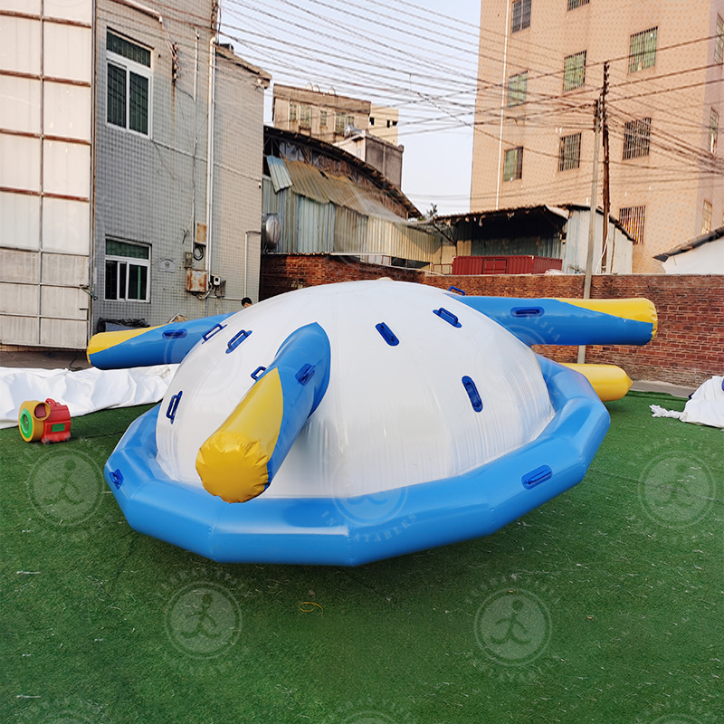 Hot Sale Customized Aqua Park Games Spinning Inflatable Disco Boat Inflatable Disco Towable Inflatable Sport Ski Towable Tube